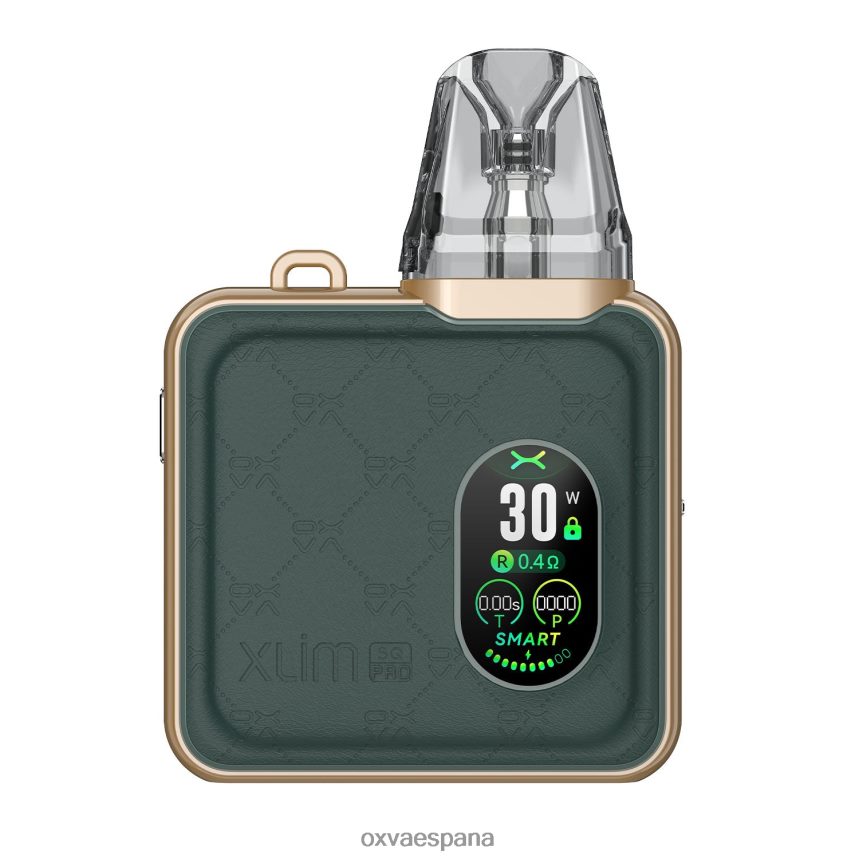 OXVA VAPE POD R4R0LP85 OXVA XLIM SQ PRO cuero verde equipo